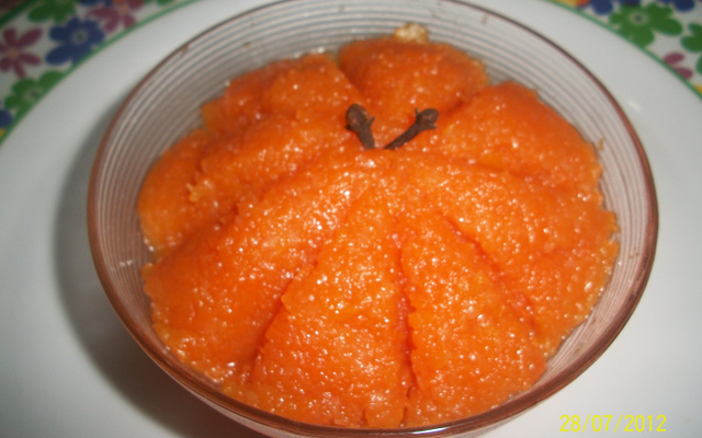 Doce de abóbora com coco