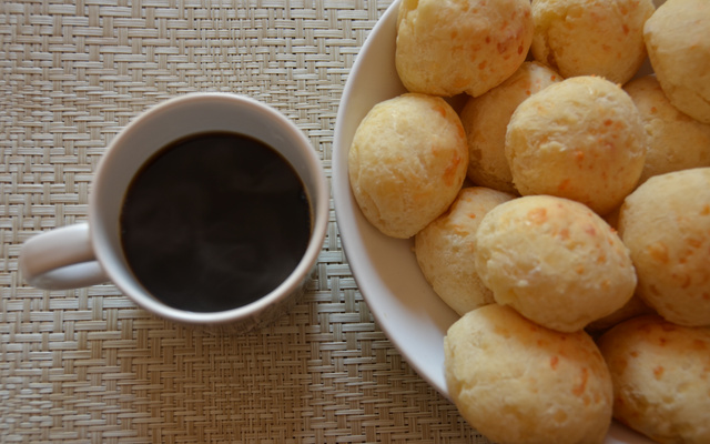 Pão de queijo no liquidificador