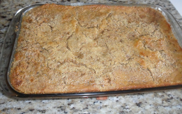 Torta seca integral de banana