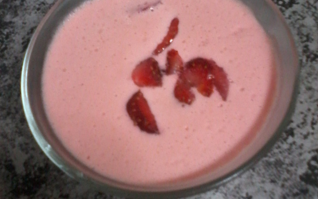 Mousse de Morango rapidinho