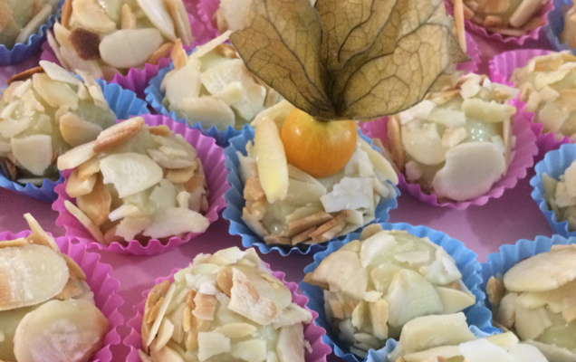 Brigadeiro gourmet de capim-santo