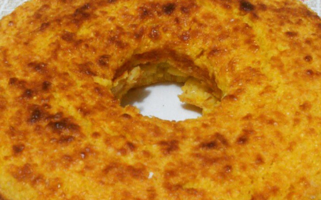 Bolo de espiga de milho verde