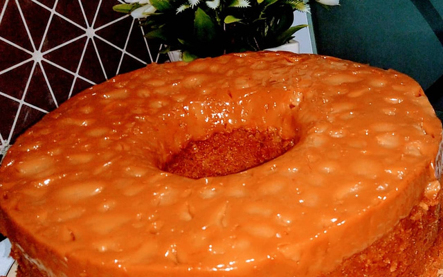 Bolo de churros invertido