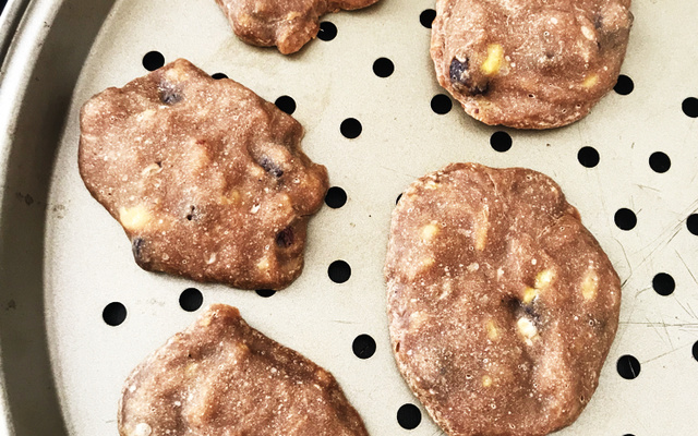 Cookie de banana e aveia