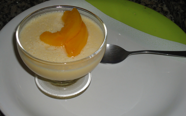 Gelado de pêssego