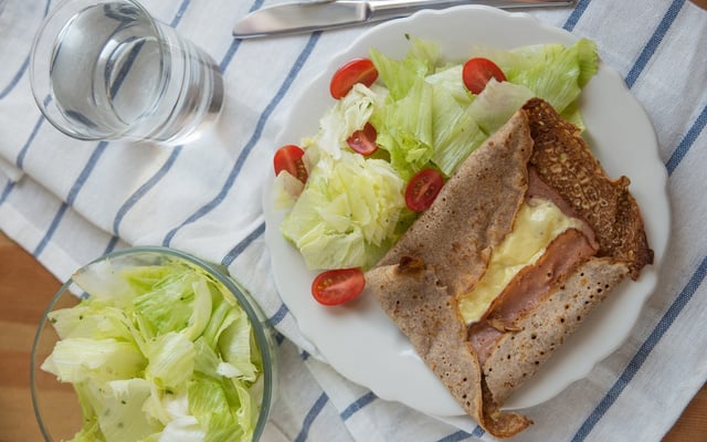 Crepe fitness para ganho de massa magra