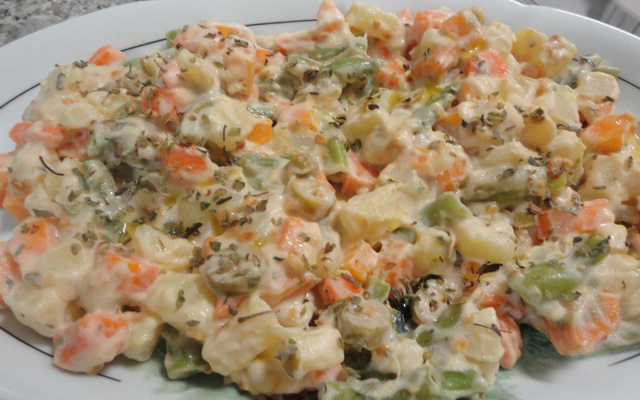 Salada de legumes diferente