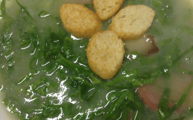 Caldo verde super gostoso