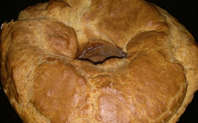 Pão de queijo em fôrma de pudim