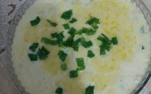 Purê de batata recheado