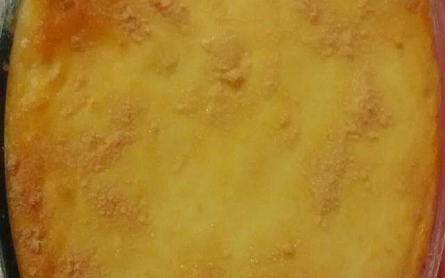 Purê de batata com bacon e frango