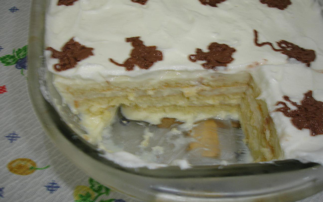 Pavê de pão de ló da Dri