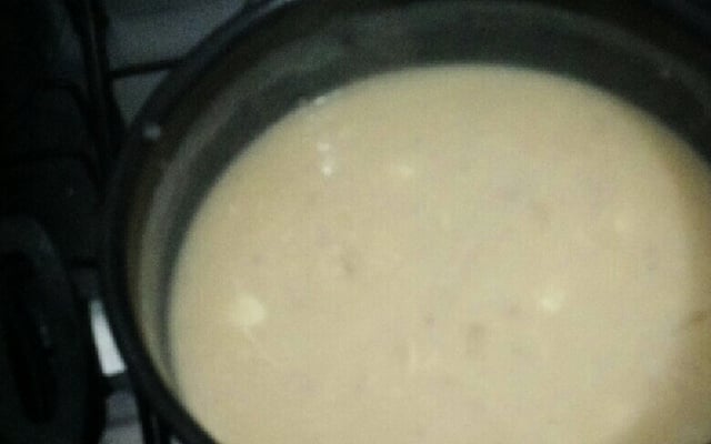 Sopa creme de queijo fácil