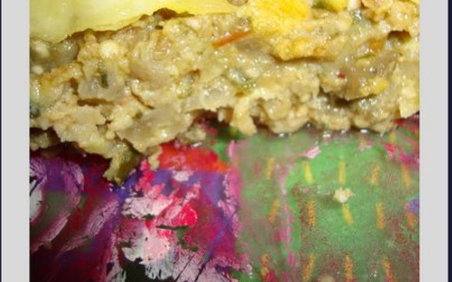 Torta de jiló com bacon do Lúcio Cezar