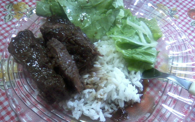 Carne na panela de pressão