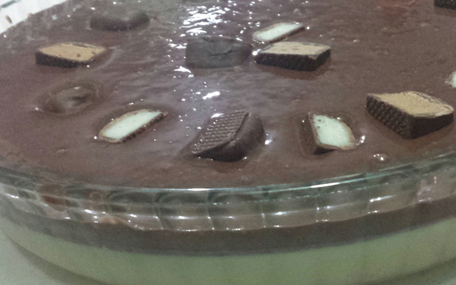 Prestígio gelado de travessa