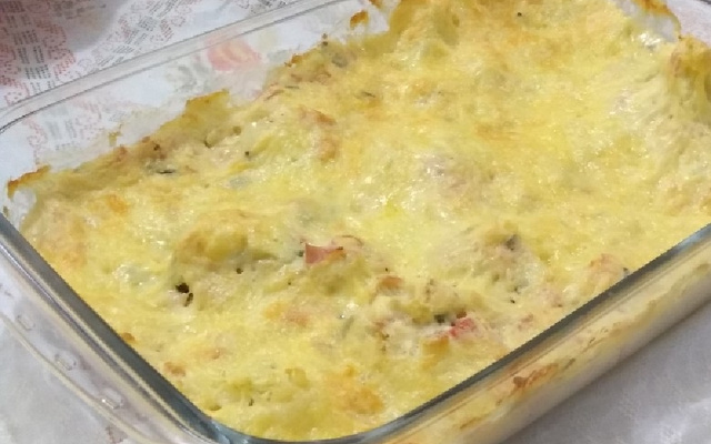 Couve-flor Gratinada Saborosa