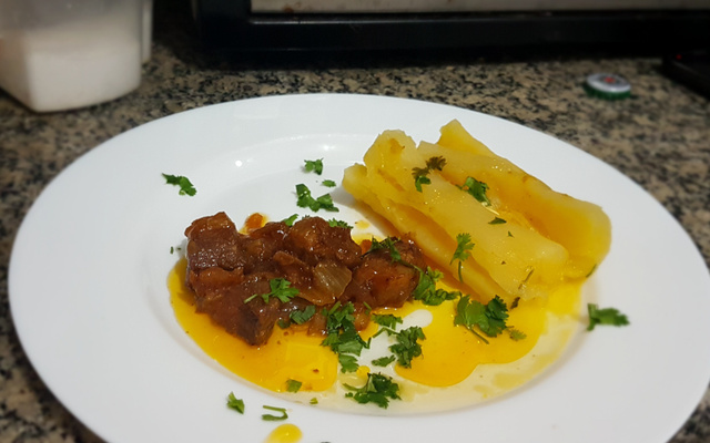 Carne de sol na pressão