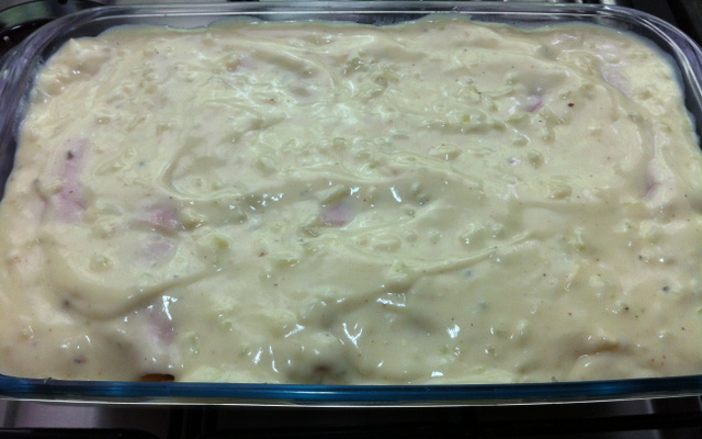 Canelone diferente recheado com cabelo de anjo