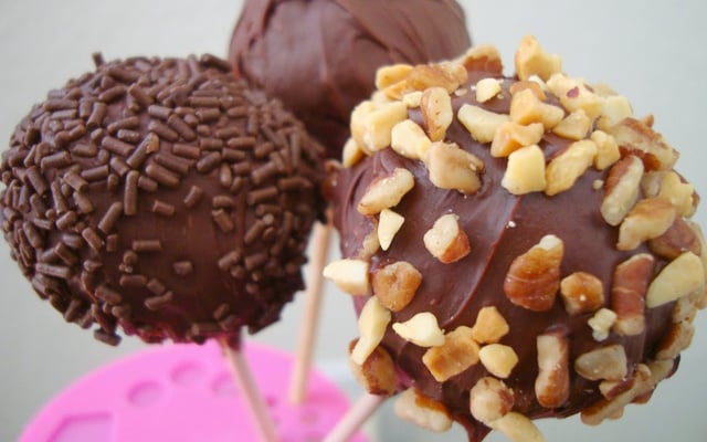 Pop cake de chocolate