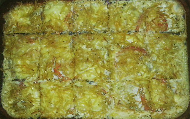 Peixe ao forno com queijo