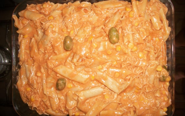 Macarrão de panela de pressão delícia