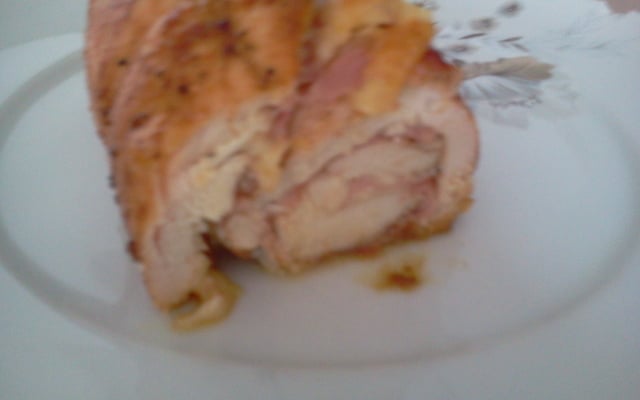 Rocambole de peito de frango