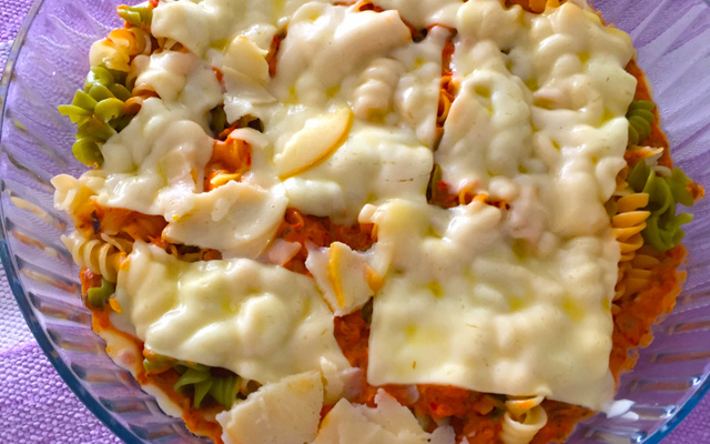 Macarrão com sardinha