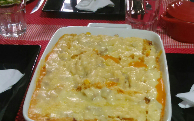 Macarrão de panela de pressão delícia