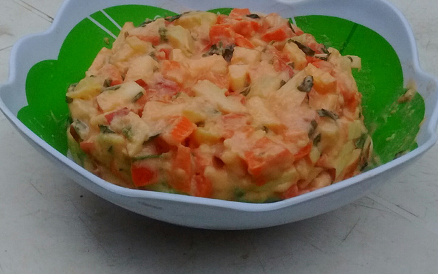 Salada de batatas com maionese