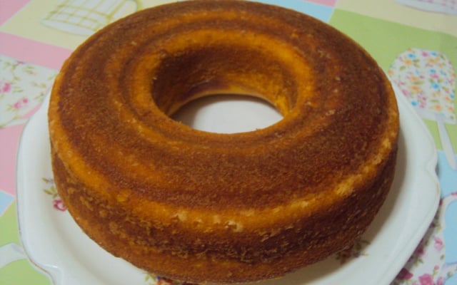 Bolo de fubá sem glúten sem lactose e sem açúcar