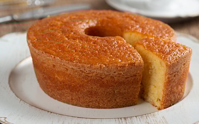 Bolo de milho de lata no liquidificador