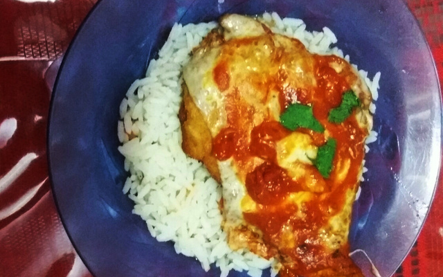 Frango à parmegiana à moda Celinha