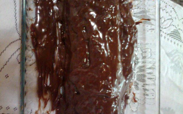 Rocambole de chocolate com coco