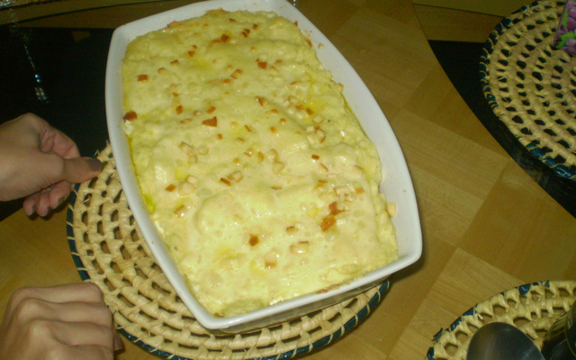 Escondidinho de peito de perú