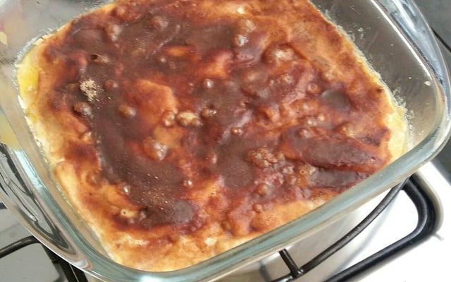 Sobremesa fácil de banana