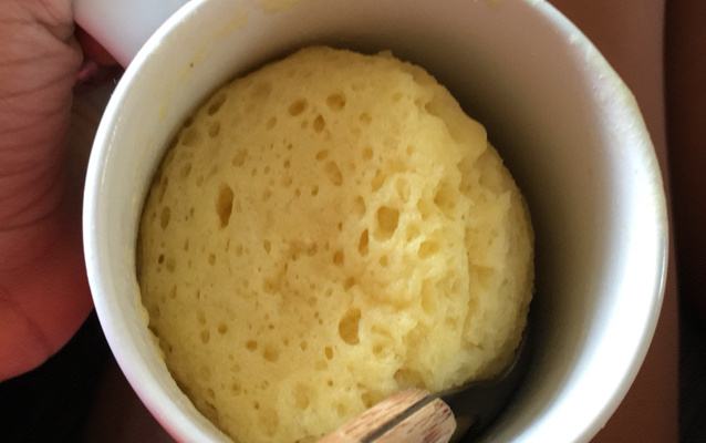 Bolo de caneca sem ovo