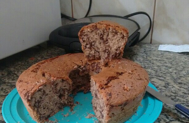 Bolo formigueiro de liquidificador