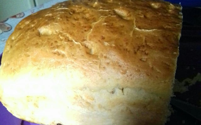 Pão caseiro sovado da Mamãe