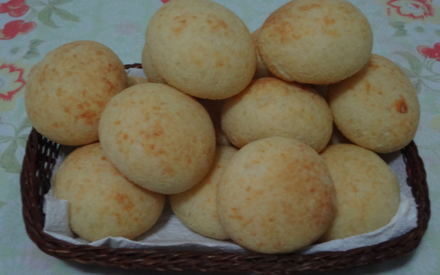 Pão de queijo especial com polvilho e fécula