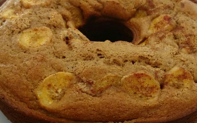 Bolo de banana integral