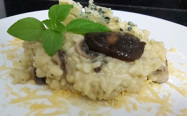 Risoto de shitake