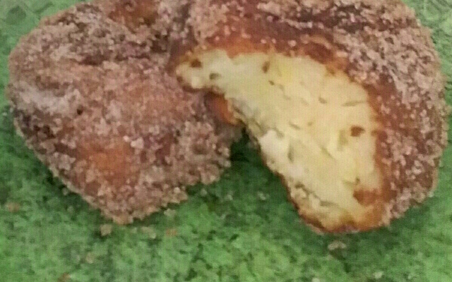 Bolinho frito de banana