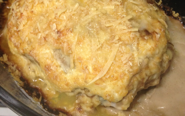 Bolo de carne moída assado da Nanni