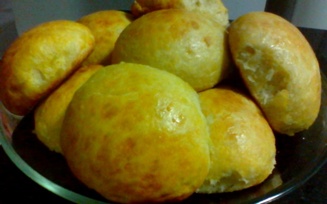 Pão de batata baroa da tia Zizi