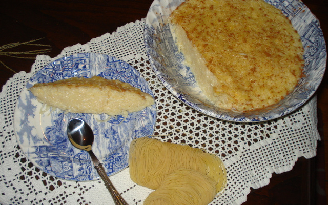 Sobremesa de massa doce