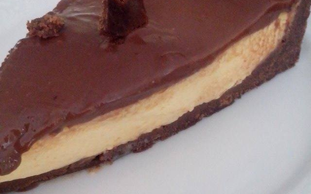 Torta de maracujá com chocolate