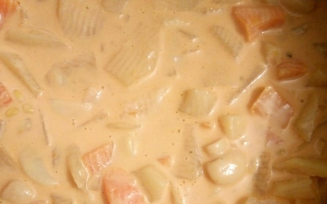 Estrogonofe de legumes vegetariano