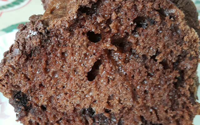 Bolo de chocolate em barra