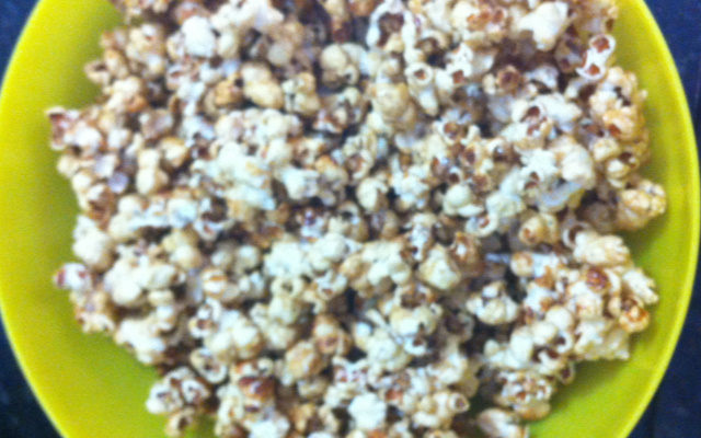 Pipoca caramelizada